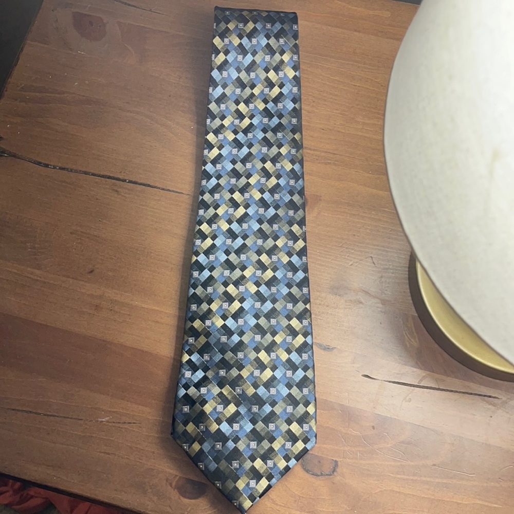 Van Heusen Necktie Blues, Tans, Black & Grey